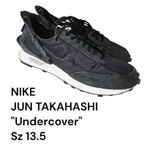 NIKE x JUN TAKAHASHI "UNDERCOVER" 13.5 Blk White Suede Hype Art Athletic Shoes